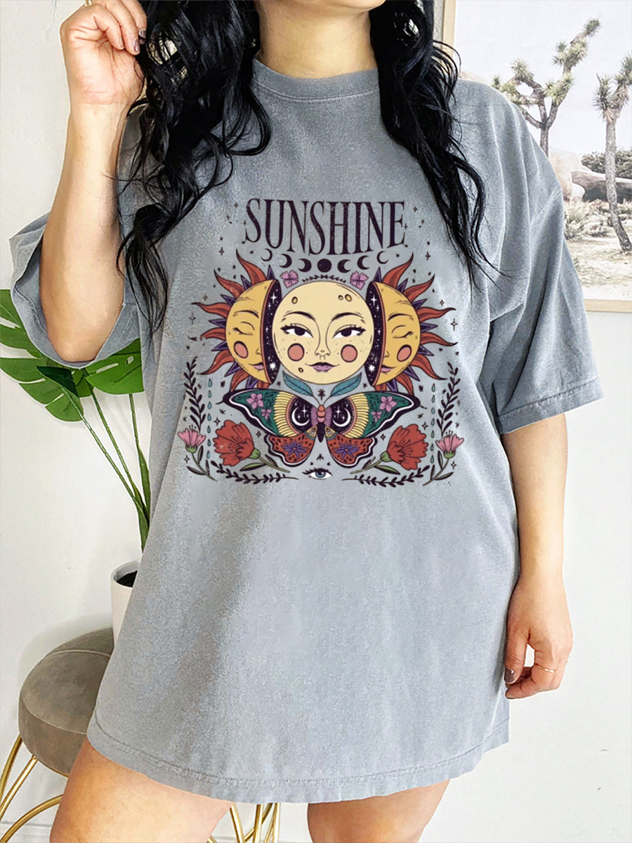 Vintage Sunshine Butterfly T-Shirt