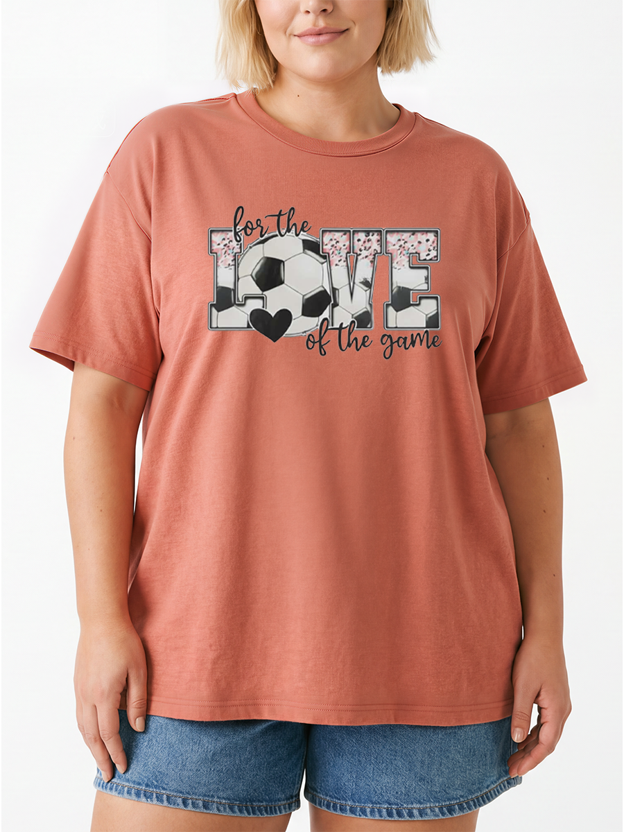 Vintage For The Love Of The Game Oversize Graphic Tee