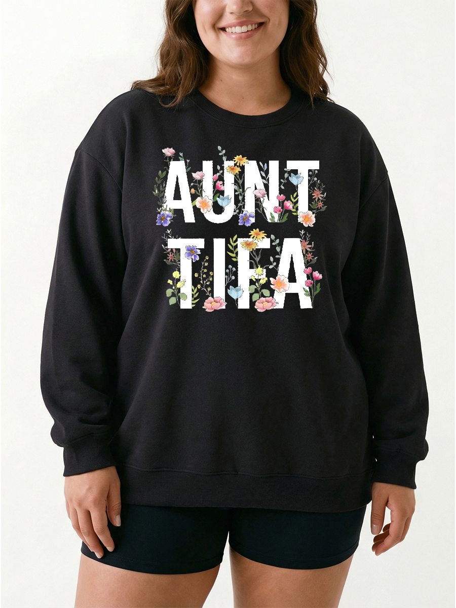 Vintage Aunt Tifa Graphic Sweatshirt