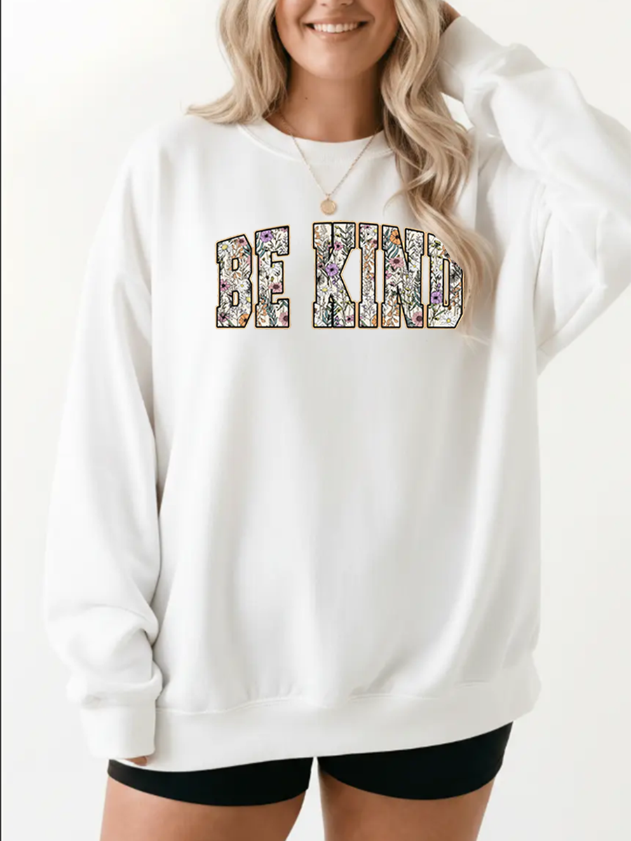 Vintage Be Kind Graphic Sweatshirt