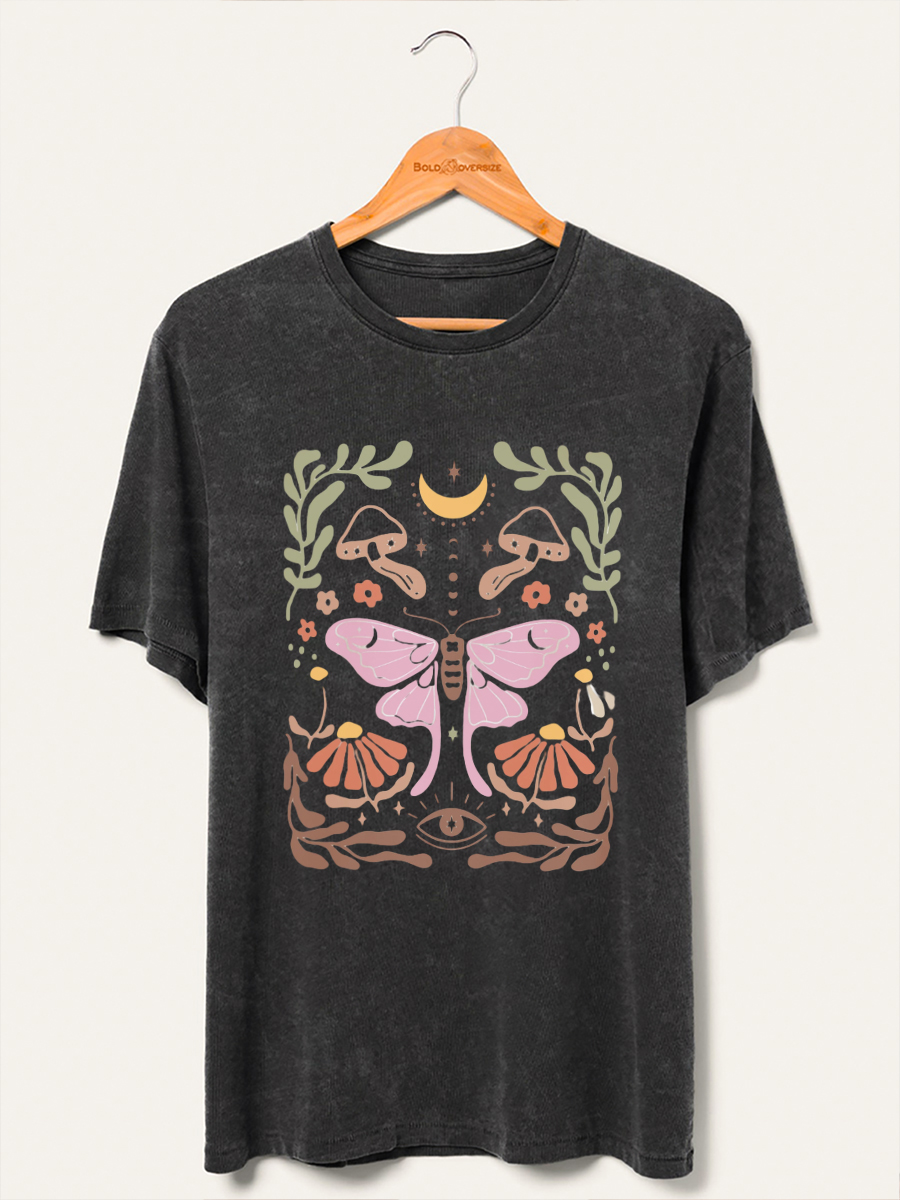 Vintage Colors Luna Moth Washed T-Shirt