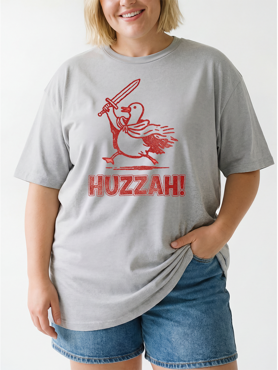 Vintage Huzzah Goose Oversize Graphic Tee