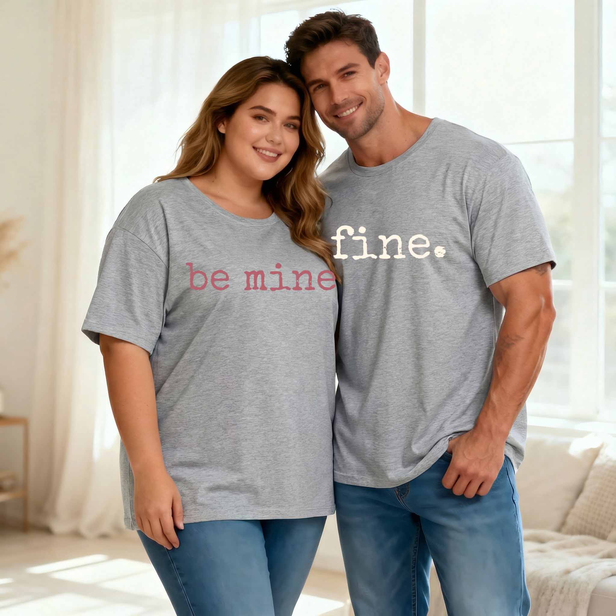 Vintage Be Mine Couple Shirt