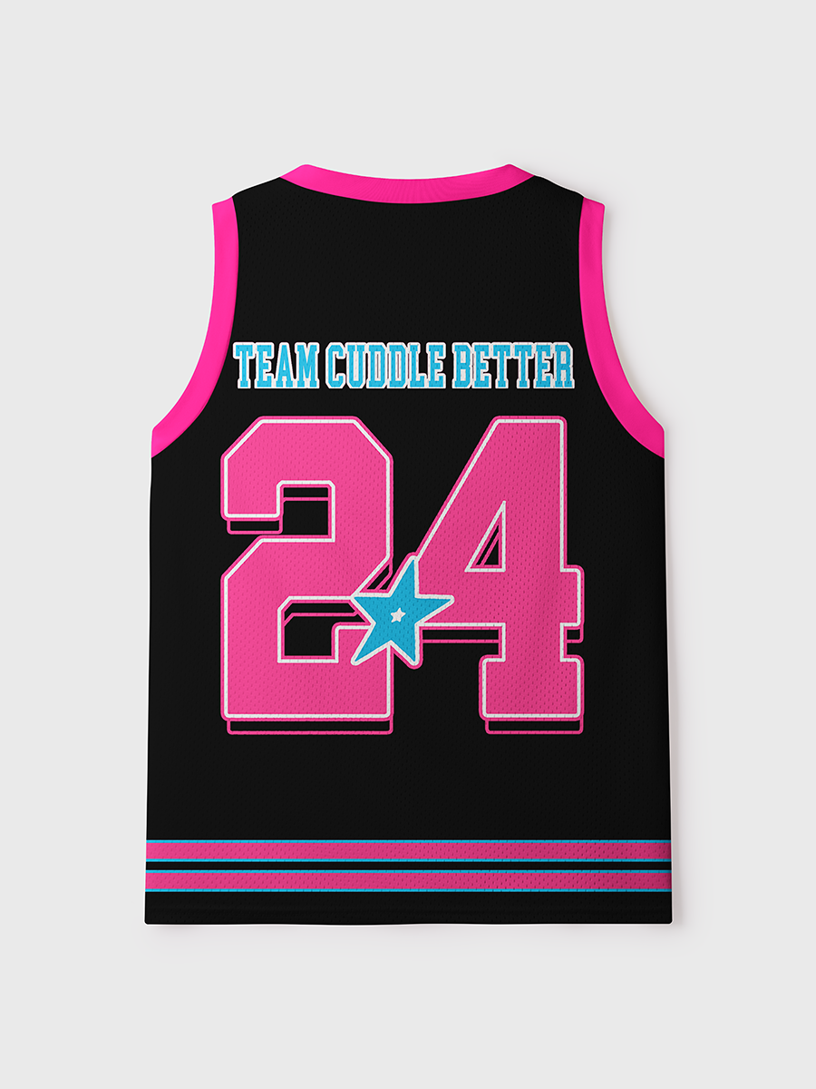 Chubby Girls Cuddle Better Mesh Jersey Tank Top