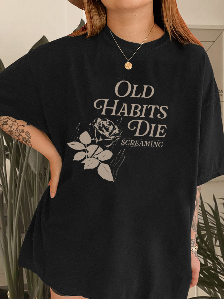 Vintage Songs And Flowers T-Shirt