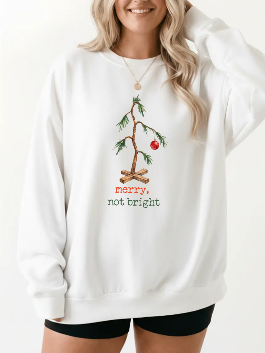 Vintage Merry Not Bright Sweatshirt