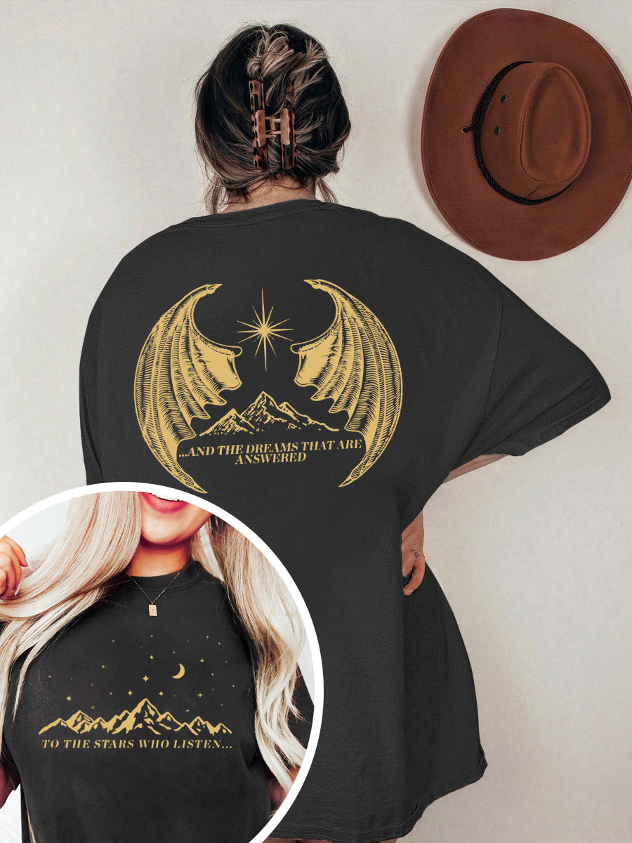 Vintage To The Stars Who Listen And The Dreams That Are Answer T-Shirt