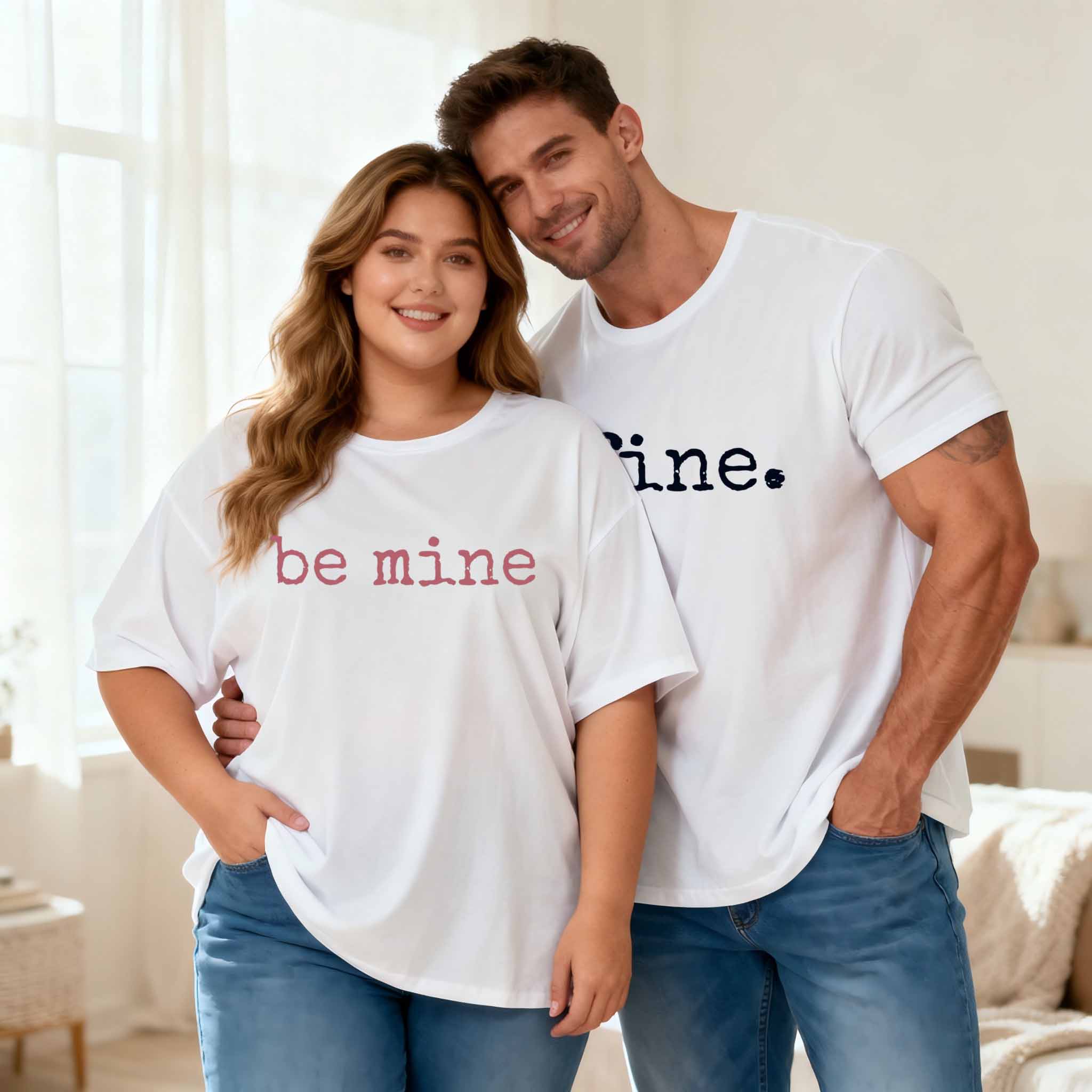 Vintage Be Mine Couple Shirt