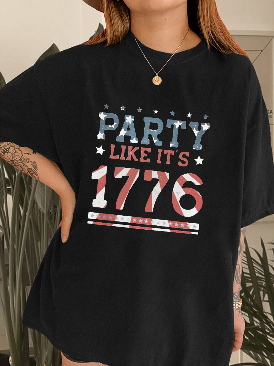 Vintage Party Like It'S 1776 T-Shirt