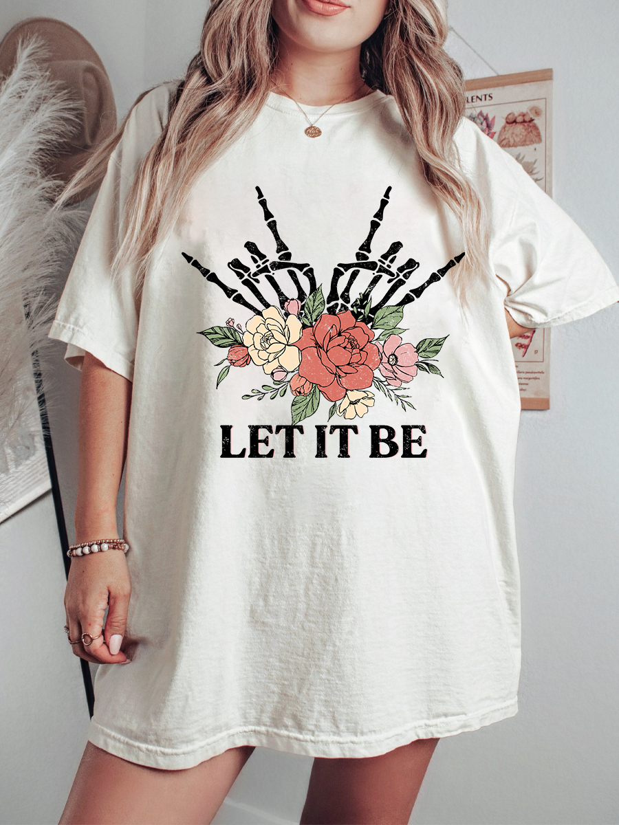 Vintage Let It Be Retro Rock Tee