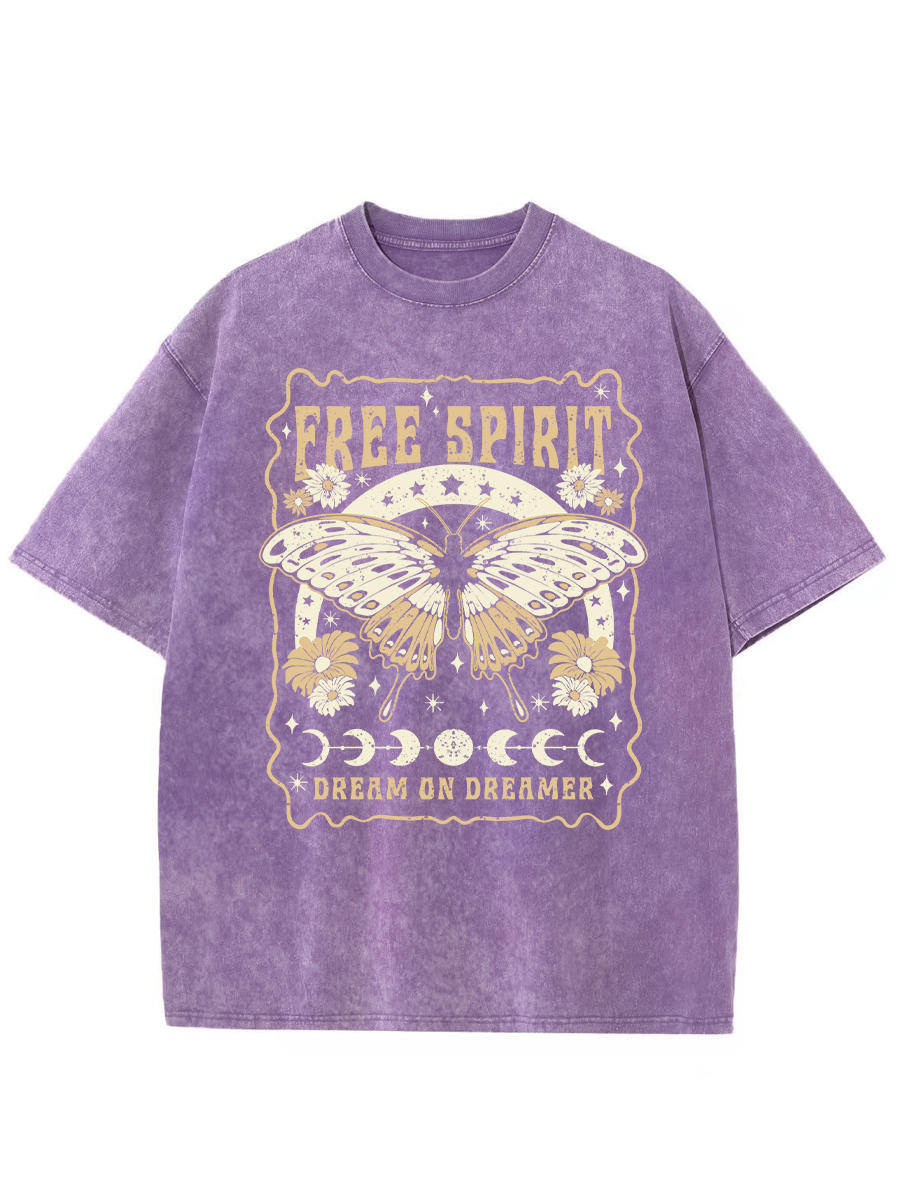Vintage Free Spirit Washed T-Shirt
