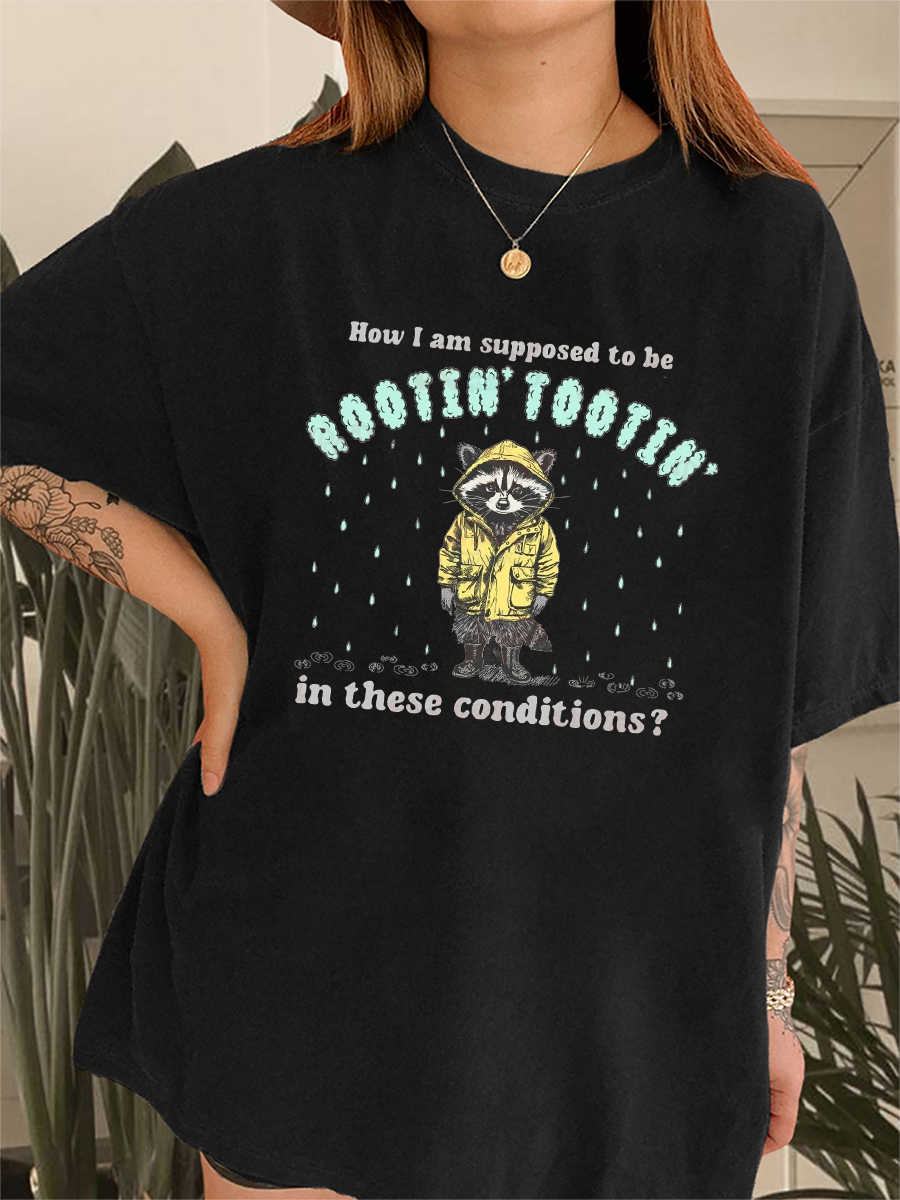 Vintage Funny Racoon T-Shirt