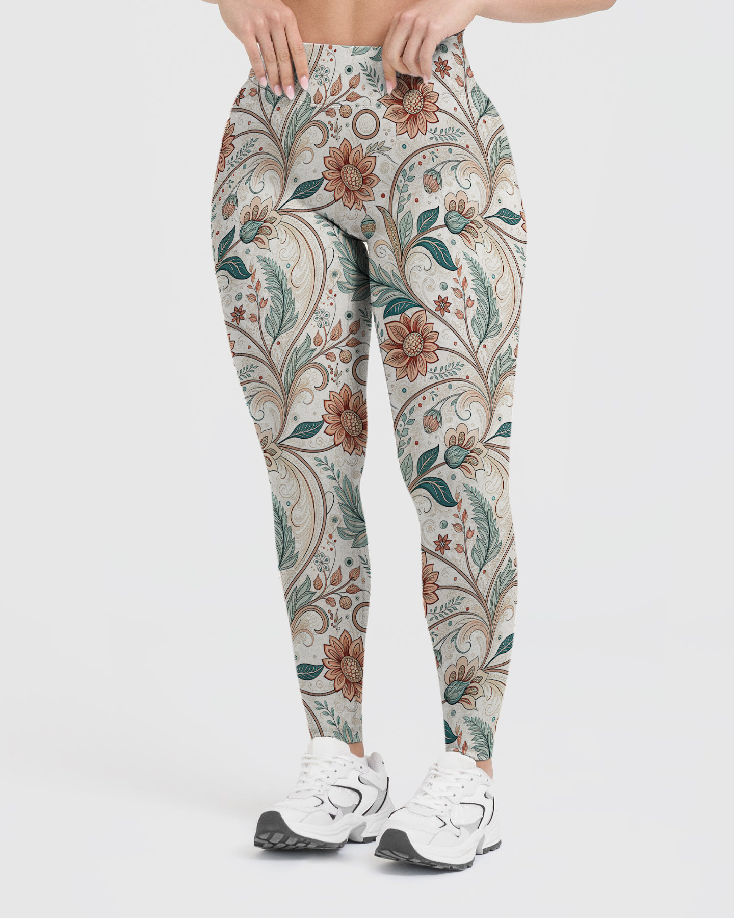 Vintage Floral Vine Leggings