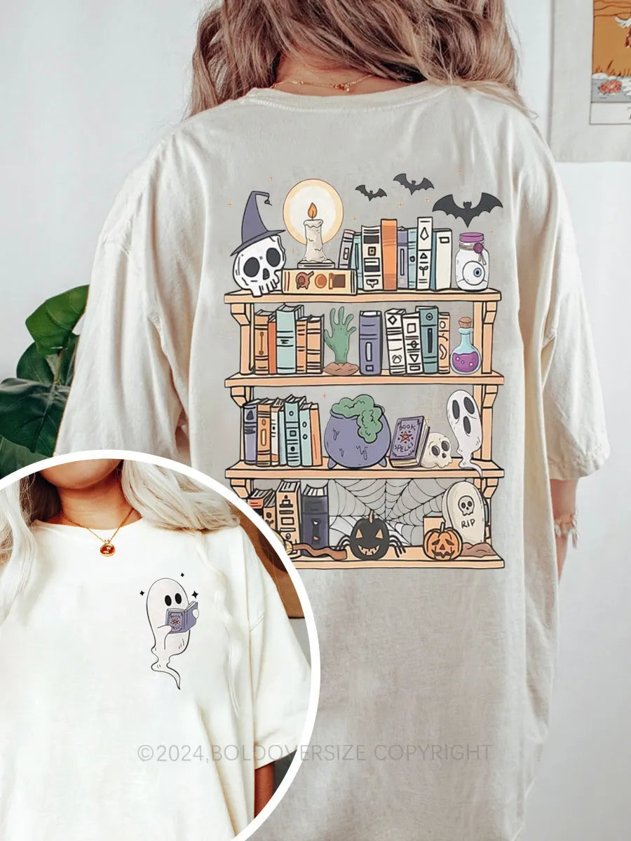 Vintage Spooky Book Readers Tee