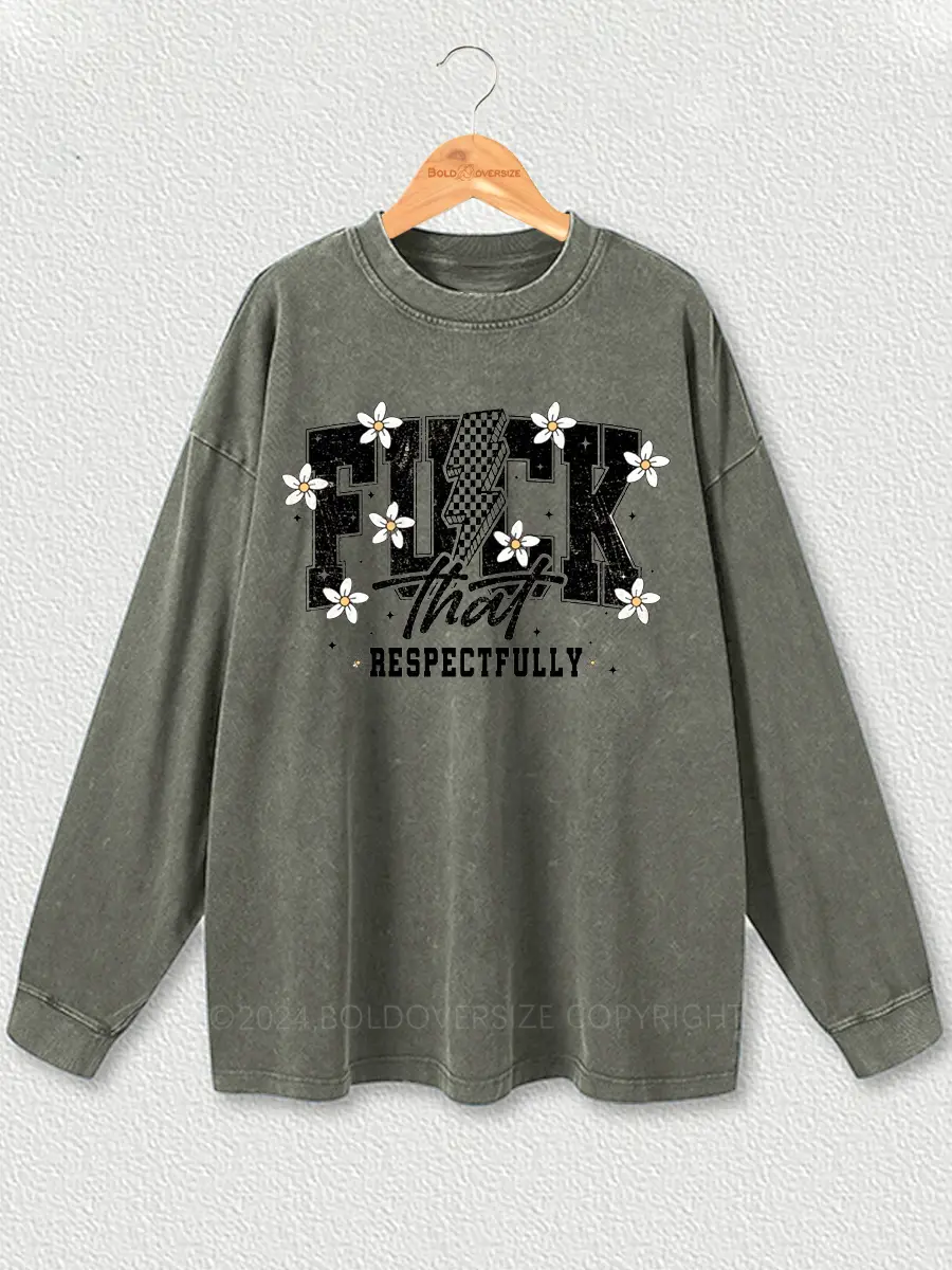 Vintage Respectfully Washed Long Sleeve Shirt