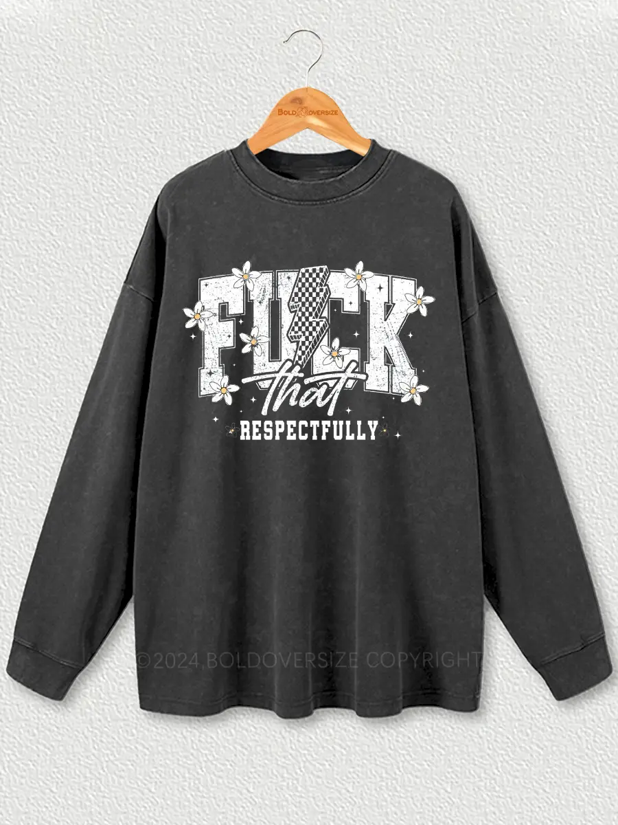 Vintage Respectfully Washed Long Sleeve Shirt