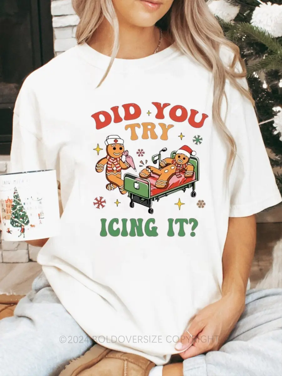 Vintage Did You Try Icing It T-Shirt