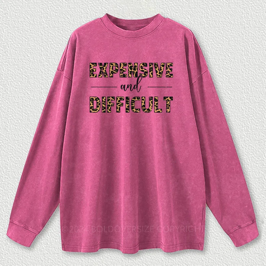 Vintage Expensive And Difficult Washed Long Sleeve Shirt