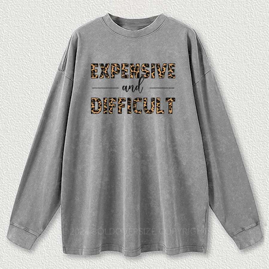 Vintage Expensive And Difficult Washed Long Sleeve Shirt