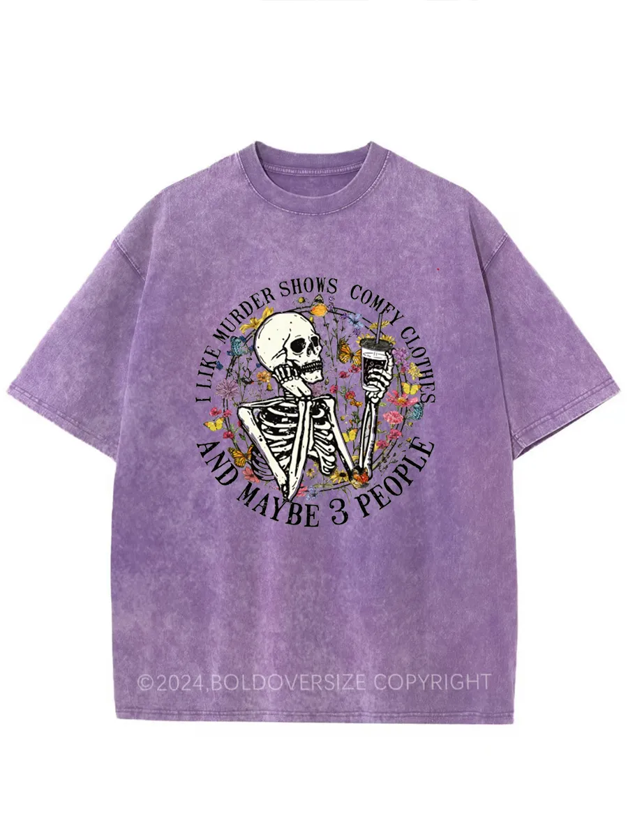 Vintage I Like Murder Show Washed T-Shirt