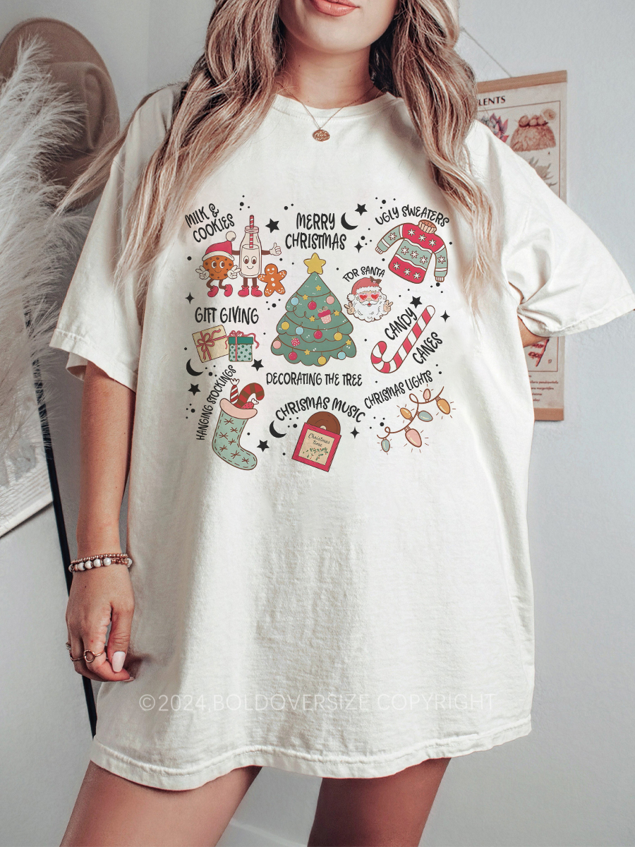 Vintage In Christmas Vibes T-Shirt