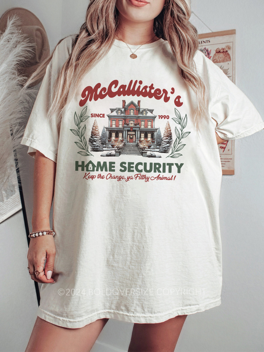 Vintage Home Sicherheit Christmas Tee