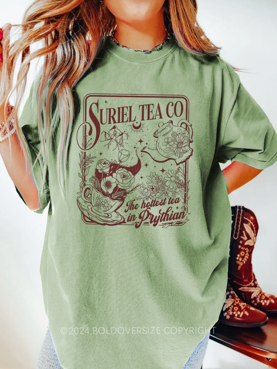Vintage Suriel Tea Book Lover Tee