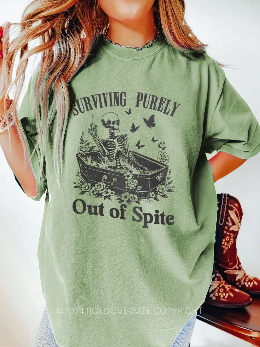 Vintage Surviving Purely Out Of Spite Tee