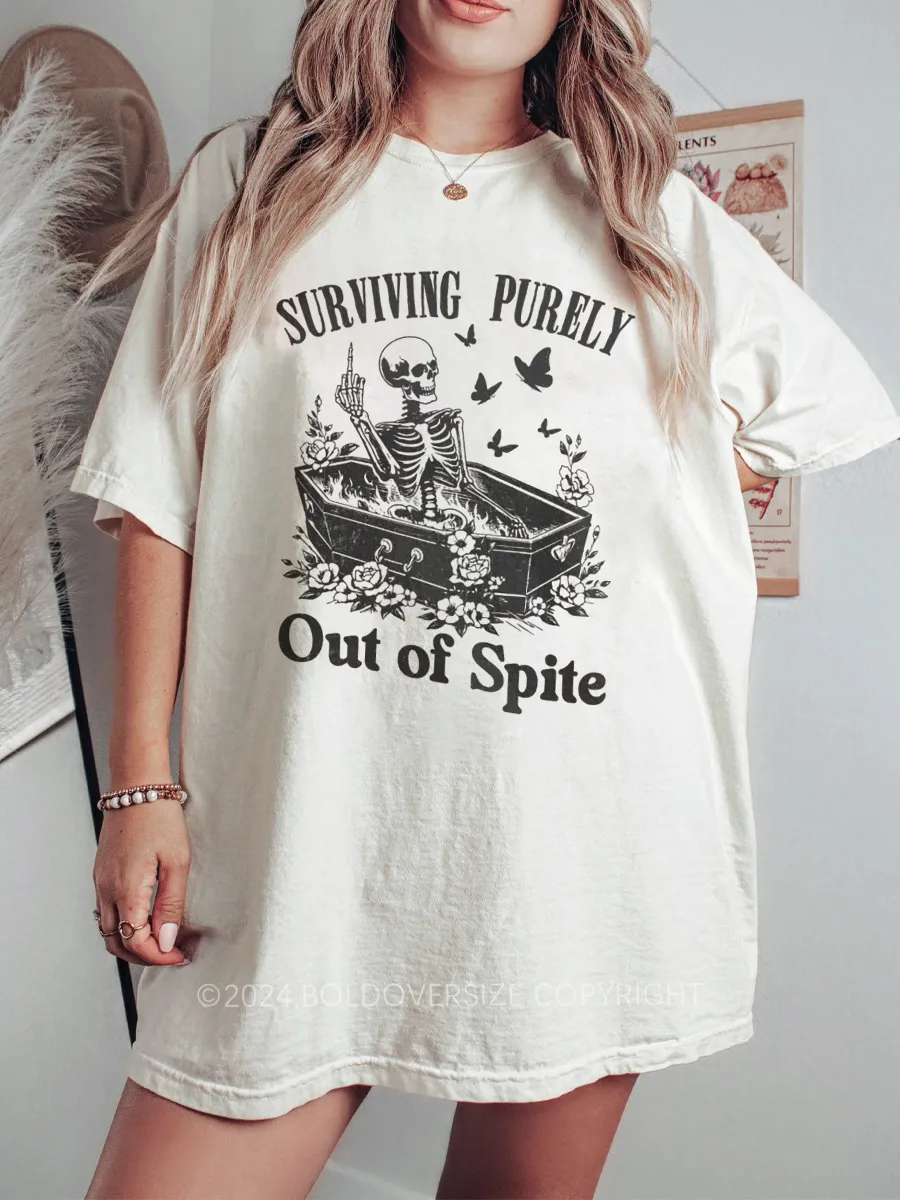 Vintage Surviving Purely Out Of Spite Tee