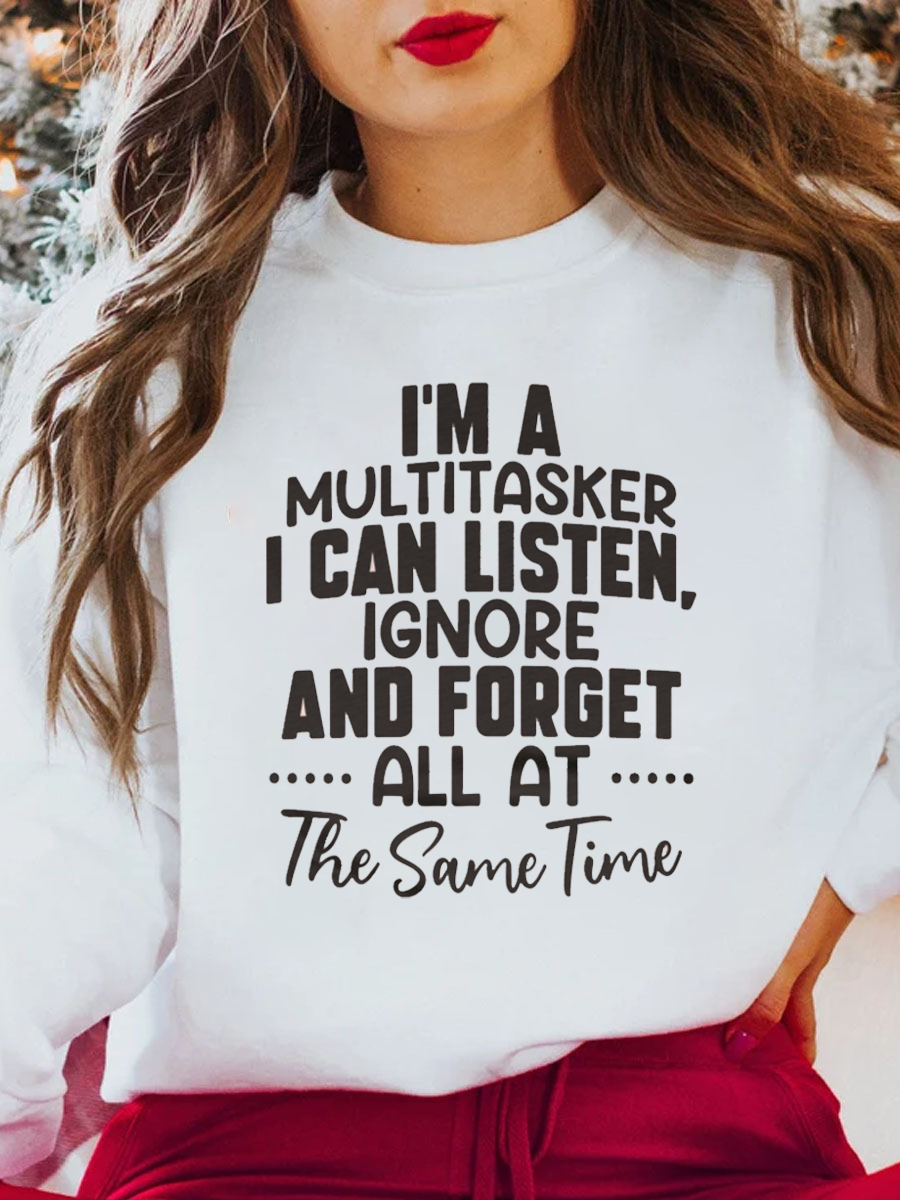 Plus Size I Am A Multitasker Sweatshirt