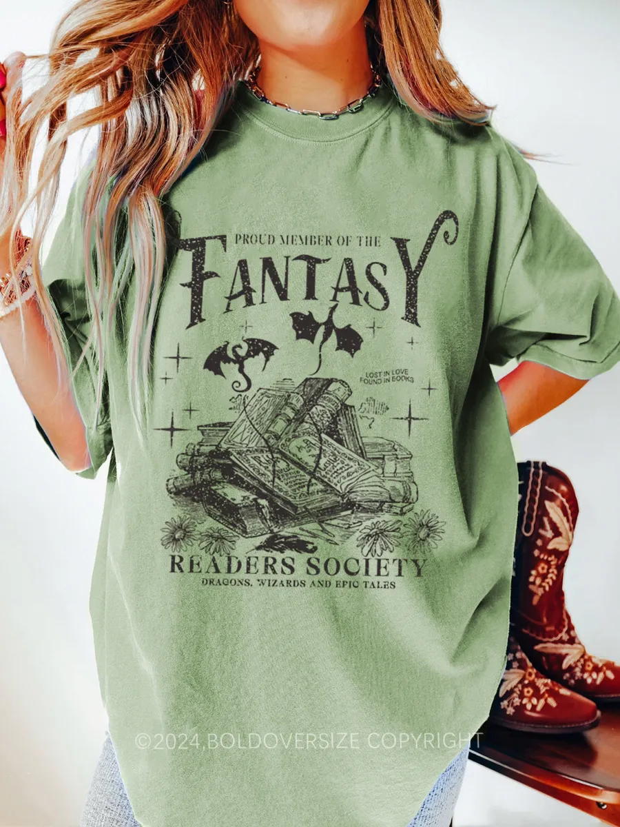 Vintage Fantasy Readers Society Tee