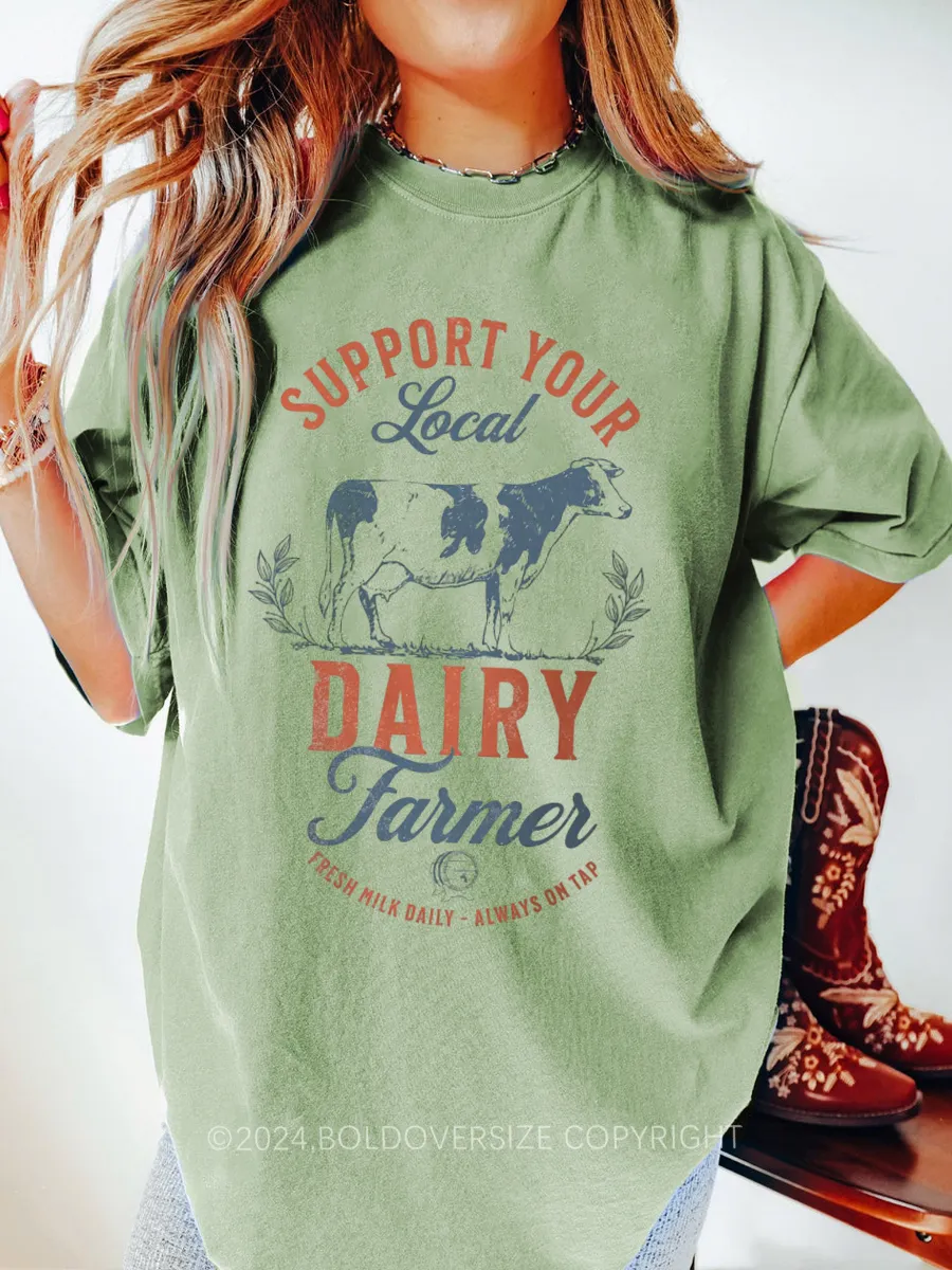 Vintage Eat Local Breastfeeding Tee