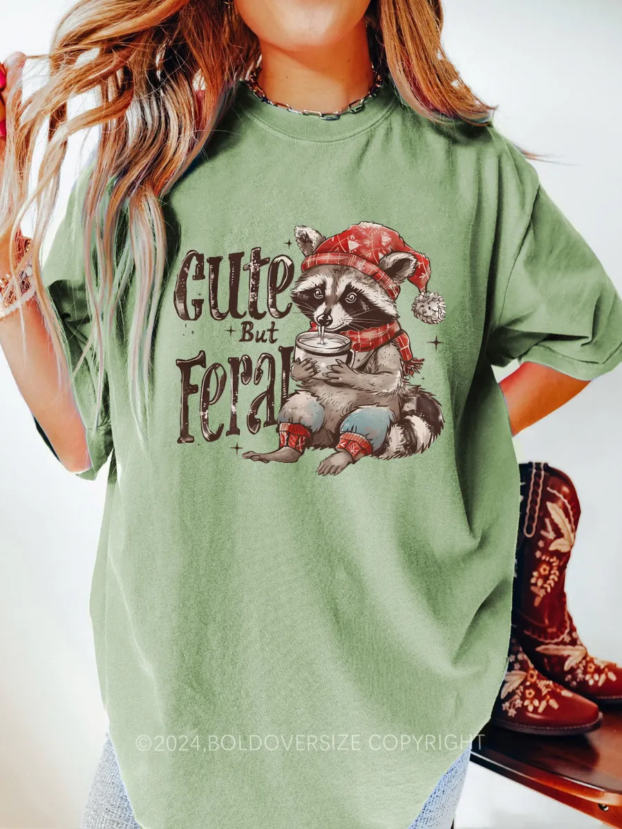 Vintage Cute But Feral Tee