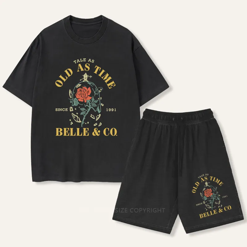Vintage Tale As Old As Time Gradient Washed Suit
