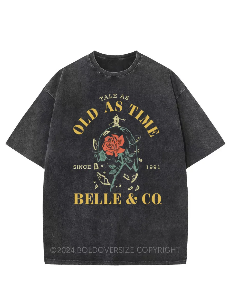 Vintage Tale As Old As Time Washed T-Shirt