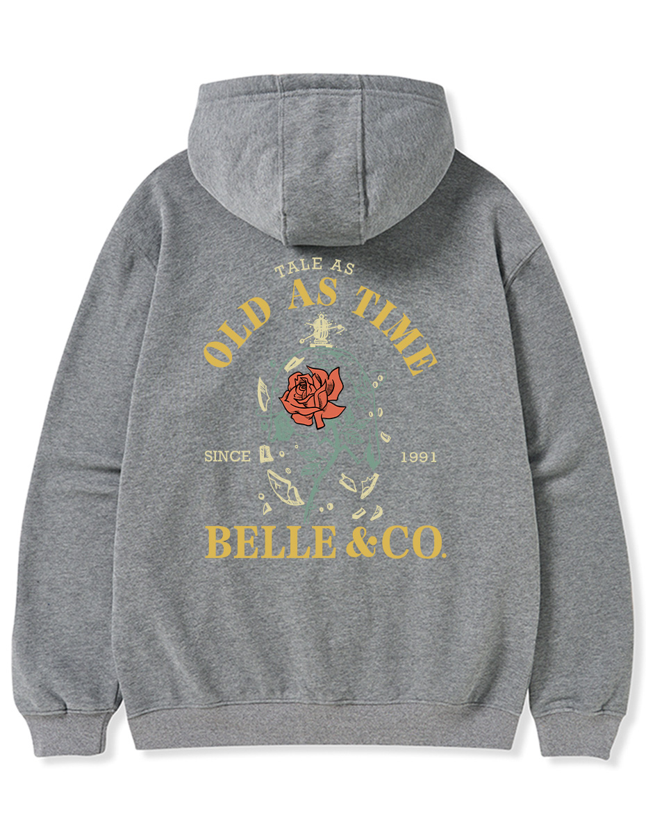 Vintage Tale As Old As Time Washed Zip Hoodie