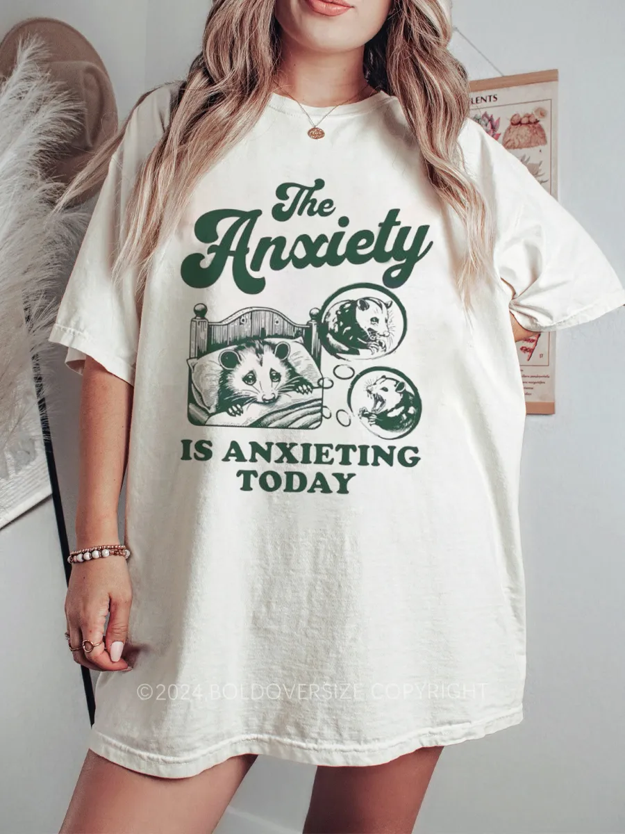 Vintage Anxiety Is Anxieting Tee