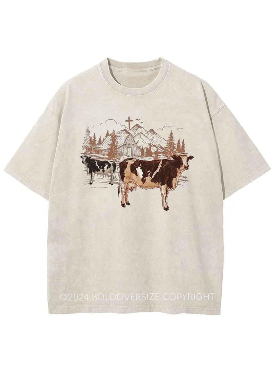 Vintage Follow The Word Washed T-Shirt