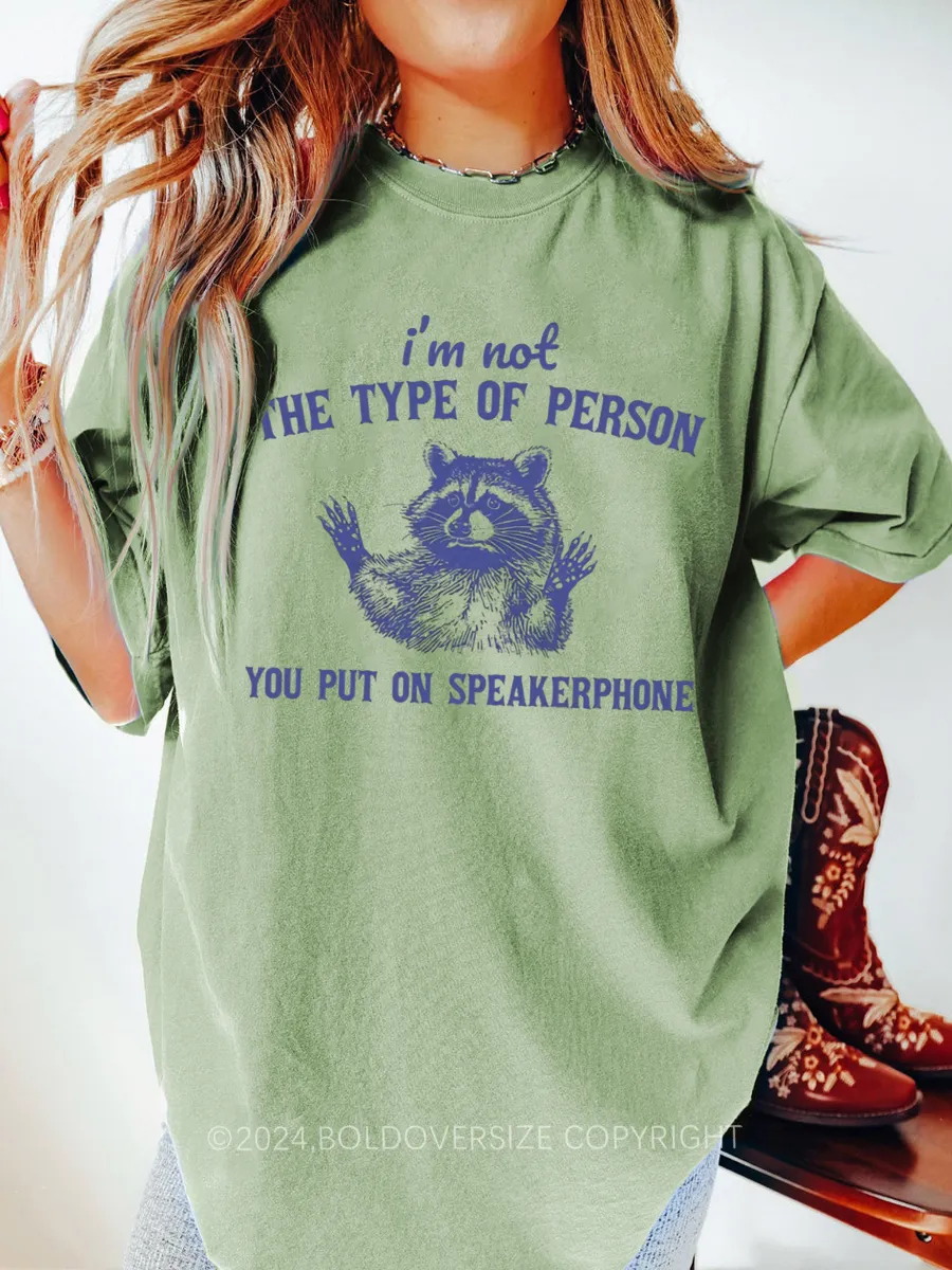 Vintage Funny 90S Raccoon Tee