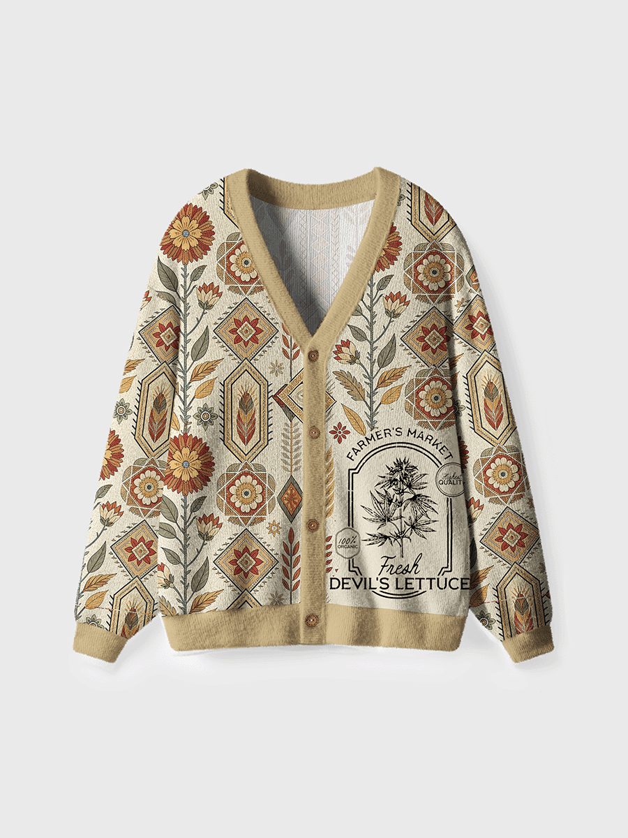 Vintage Farmer's Market Cardigan Sweaters
