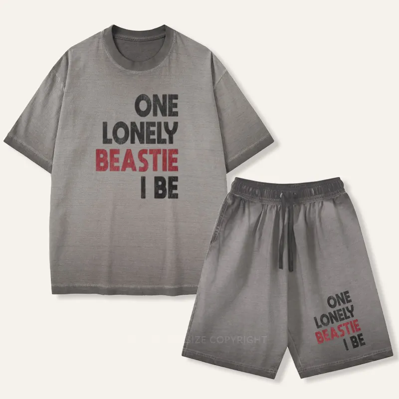 Vintage One Lonely Beastie I Be Gradient Washed Suit