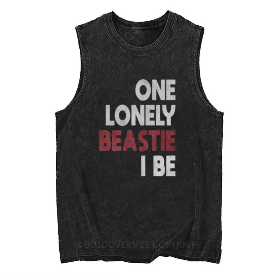 Vintage One Lonely Beastie I Be Washed Tank