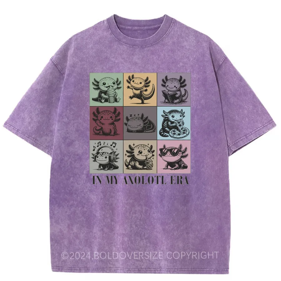 Vintage In My Axolotl Era Washed T-Shirt