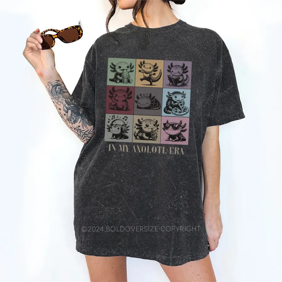 Vintage In My Axolotl Era Washed T-Shirt