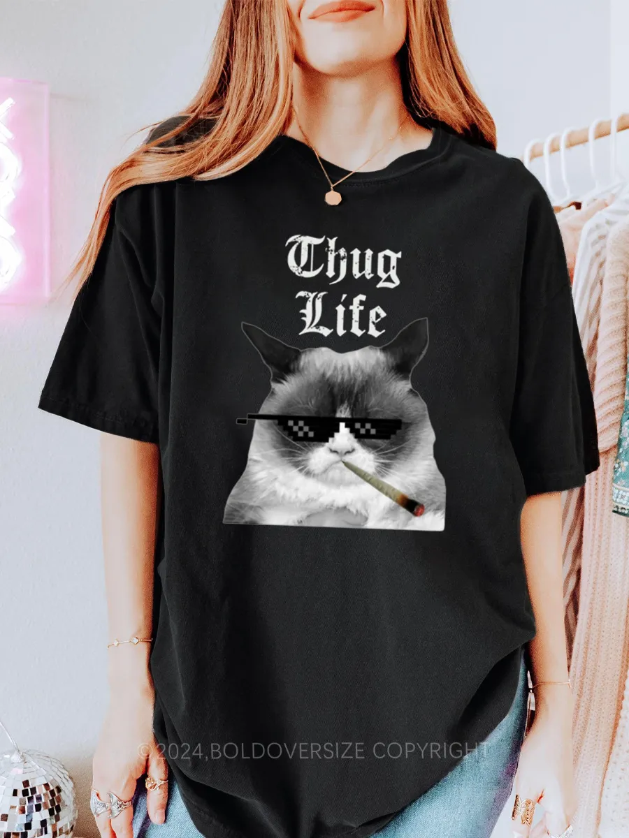 Vintage Animal Thug Life Tee