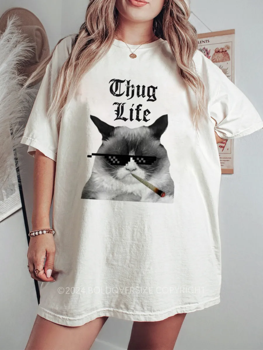 Vintage Animal Thug Life Tee