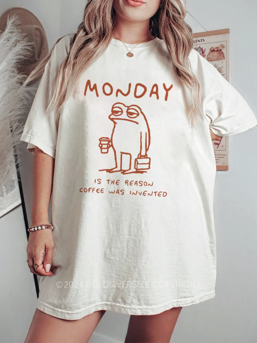 Vintage Monday Ls The Reason Coffee Was Invented Tee