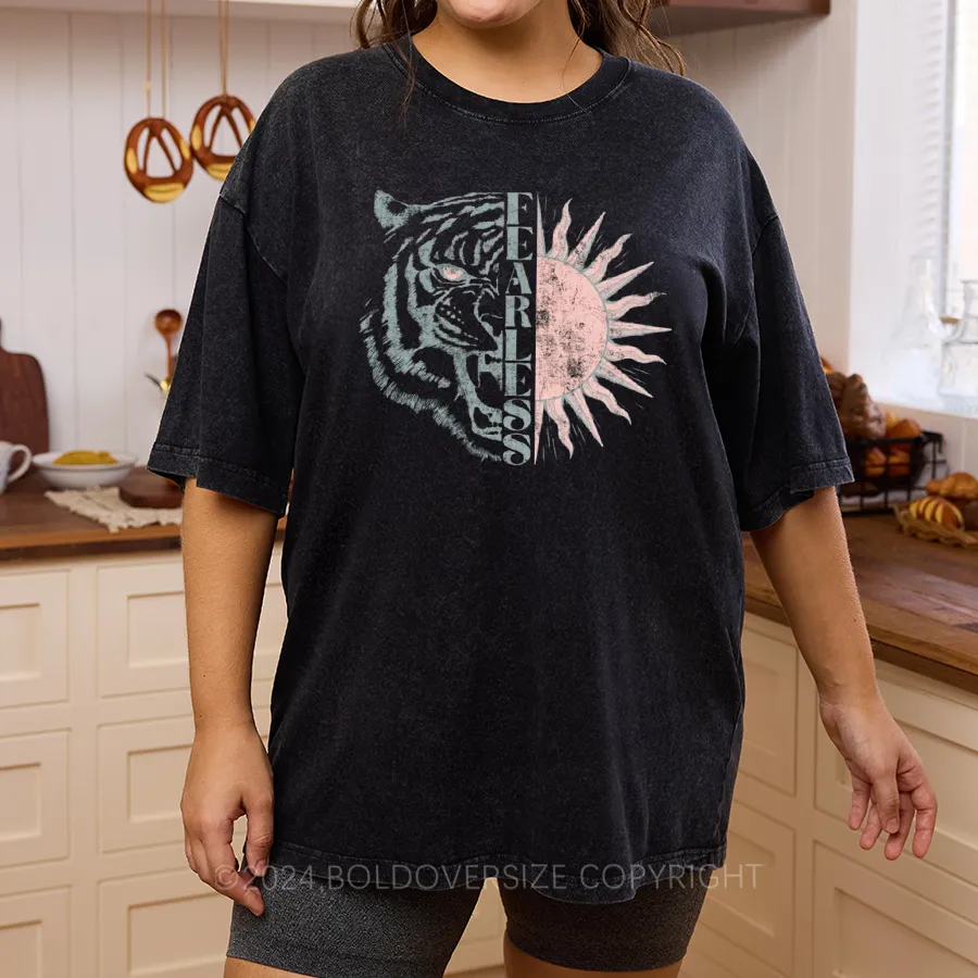 Vintage Tiger Fearless Washed T-Shirt
