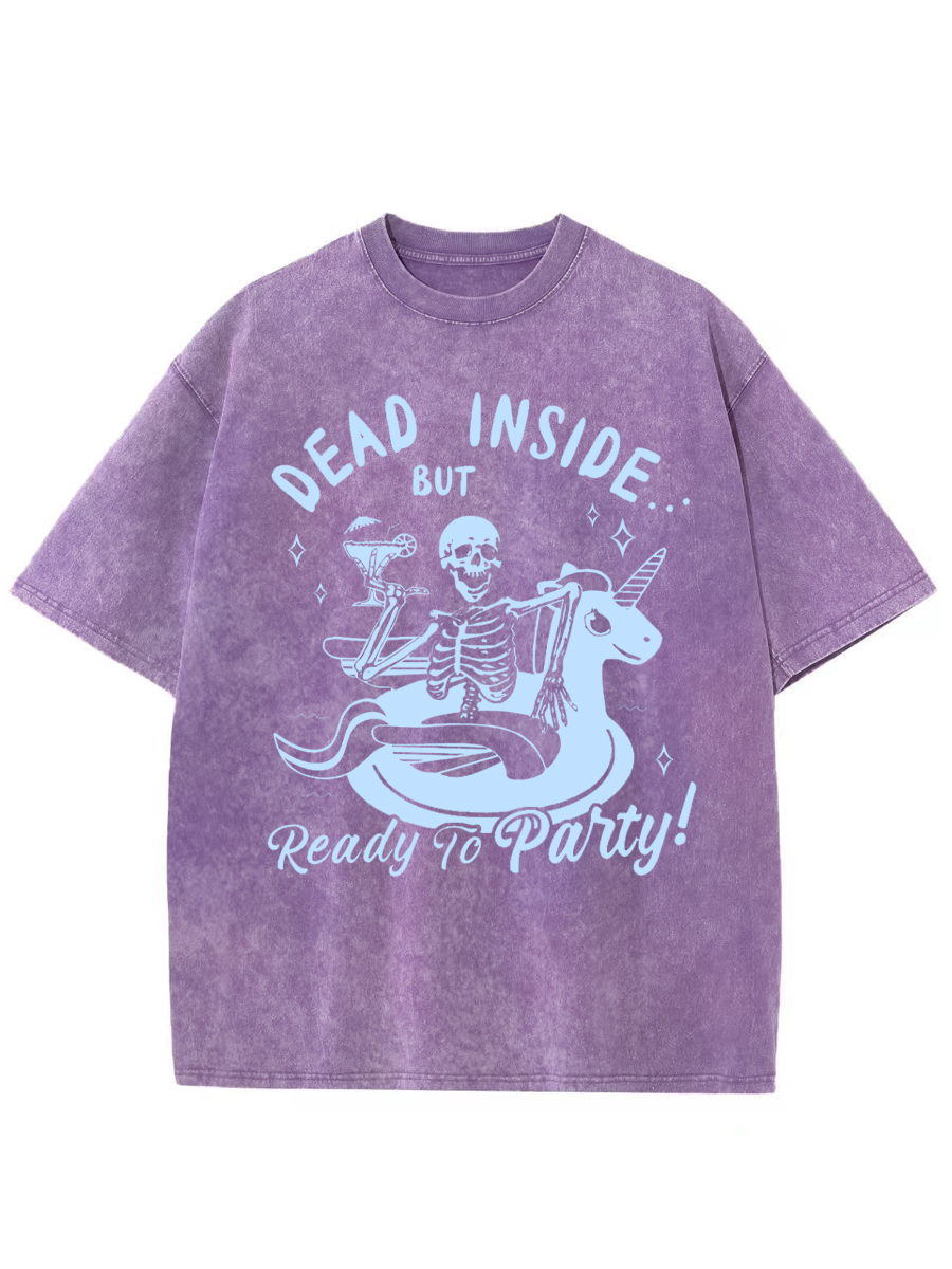 Vintage Dead Inside Washed T-Shirt