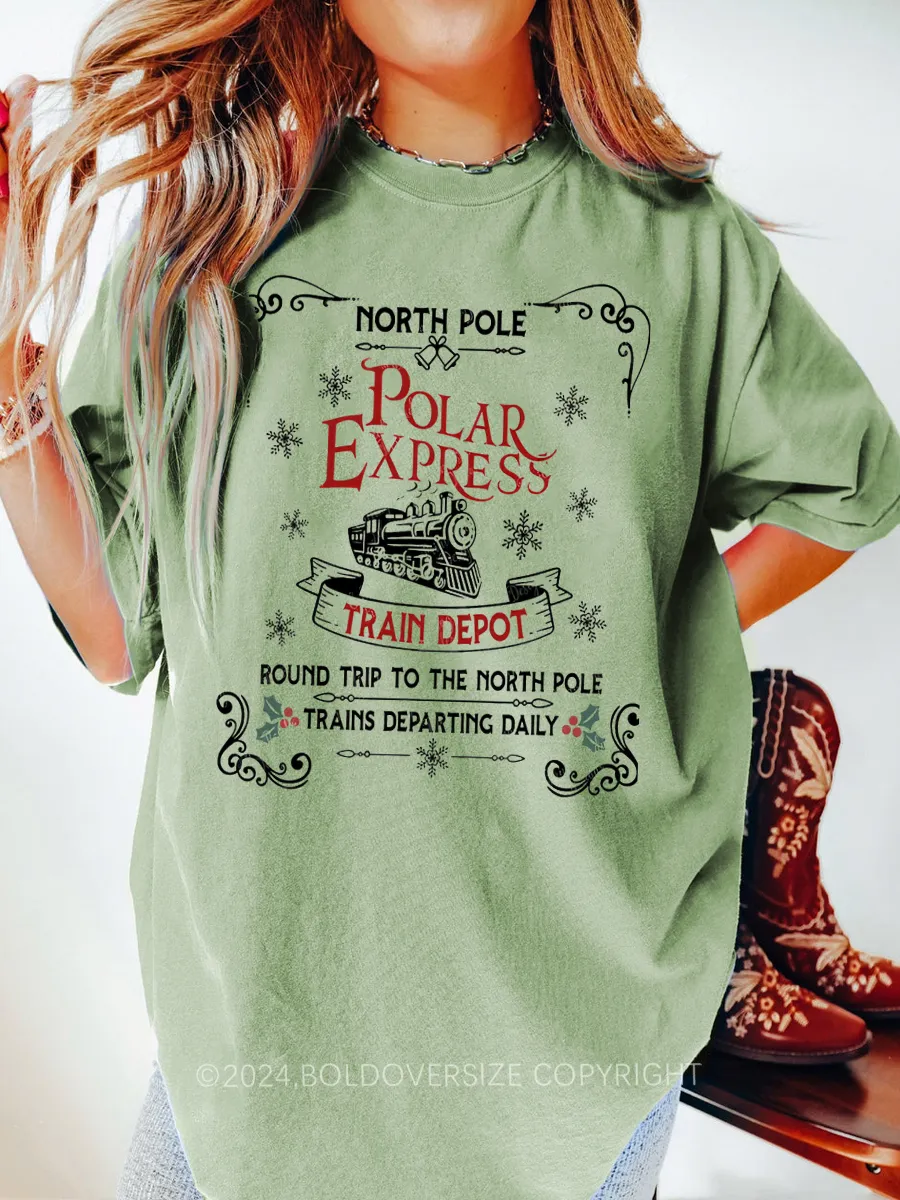 Vintage Christmas North Pole Movie Tee